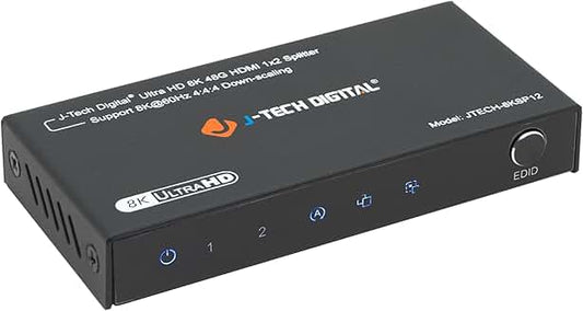 HDMI Splitter 1 In 2 Out 4K/8K 120Hz/60Hz