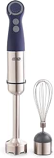 Immersion Hand Blender with 5 Speeds and Whisk
