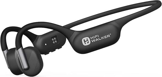 Open-Ear Bone Conduction Headphones with 32GB MP3, Bluetooth 6.0, Waterproof, 15H Play