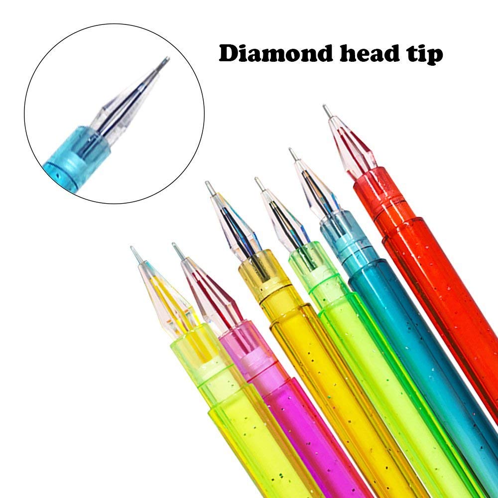 Cute 0.38mm Gel Ink Pen with Diamond Head
