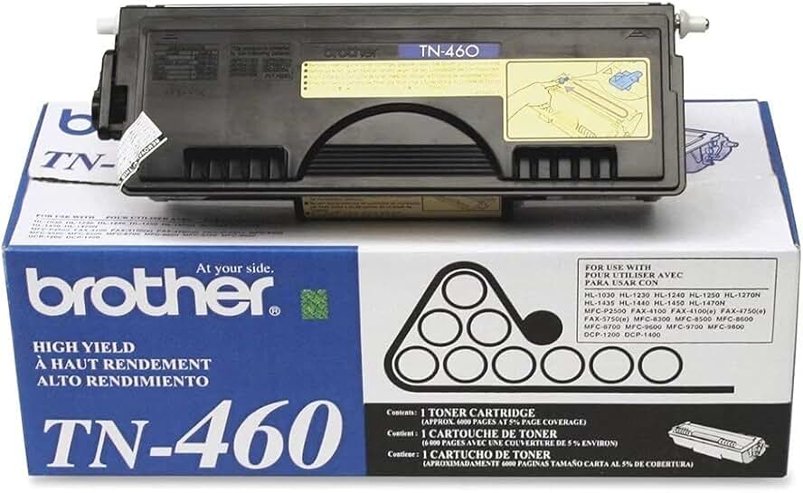 High Capacity Black Laser Toner Cartridge for Fax Machines