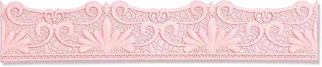 3D Lace Border Embossing Folder