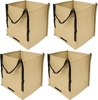 Heavy Duty 22-Gallon Storage Tote Bag, Pack of 4