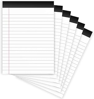 Six packs of 4x6 college-ruled legal note pads
