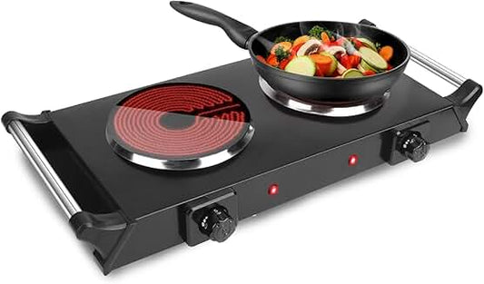 Double Hot Plates with 5 Temperature Settings