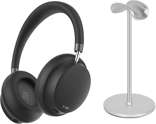 Wireless Noise Cancelling Over-Ear Headphones with Stand