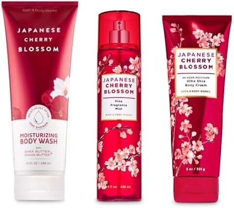 Japanese Cherry Blossom 3-Piece Body Gift Set