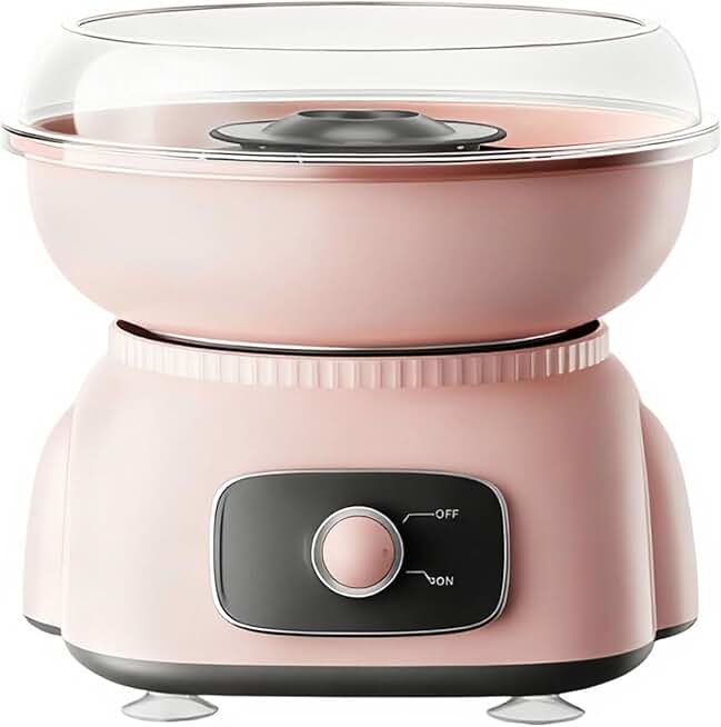 Mini Pink Cotton Candy Maker for Parties and Home