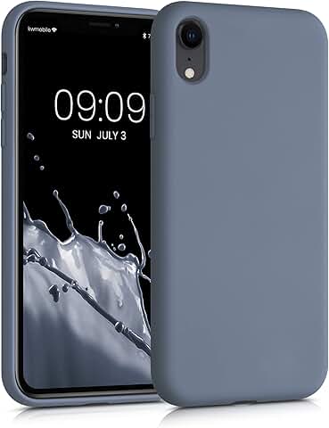 Slim Blue Grey TPU Silicone Phone Case for iPhone XR