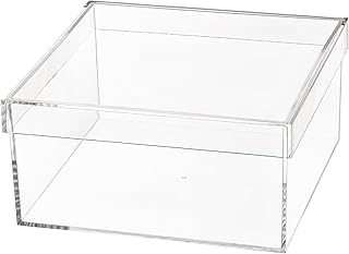 Rectangle Clear Acrylic Storage Box with Lid