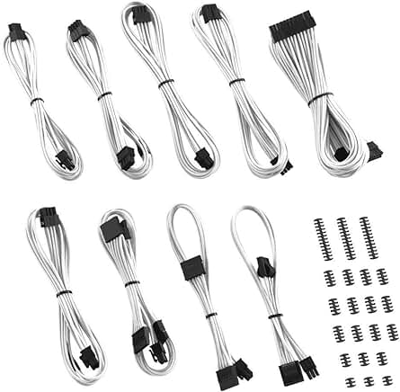 C-Series Classic ModFlex Sleeved Cable Kit in White
