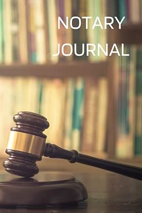 Notary Journal Record Book