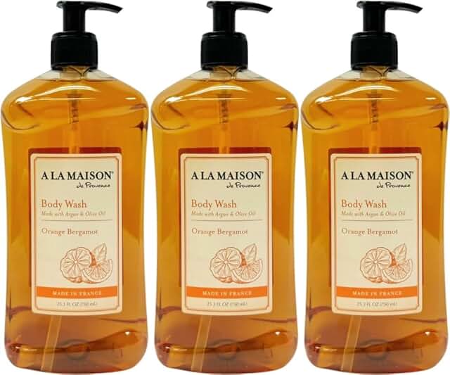 Orange Bergamot Body Wash, 25.36 Fl Oz, 3 Pack