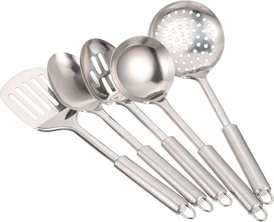 Stainless Steel Cooking Utensil Set for Kitchen