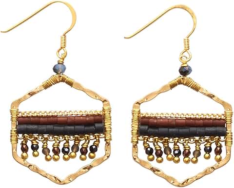 Colorful Beaded Boho Earrings for Women