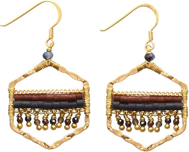 Colorful Beaded Boho Earrings for Women