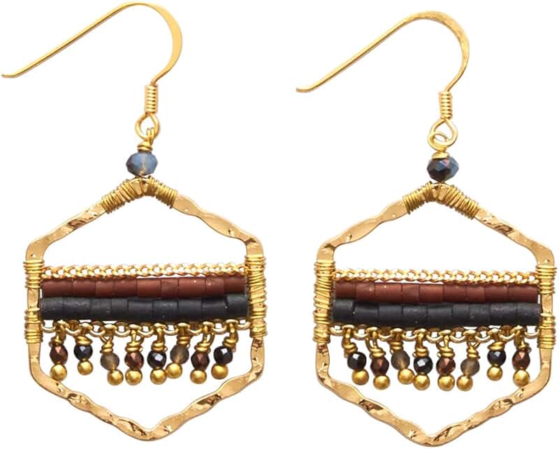 Colorful Beaded Boho Earrings for Women