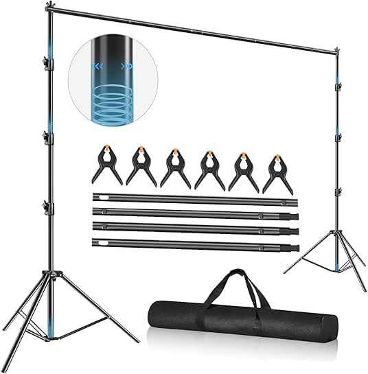 10x10ft Heavy Duty Photo Video Backdrop Stand Kit