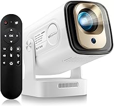 Portable auto-focus projector with Wi-Fi, Bluetooth, 1080P support