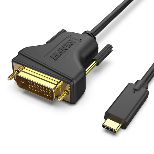 USB C to DVI Cable, 6 Feet, Compatible with MacBook Pro and More