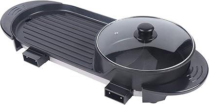 3-in-1 Electric Hot Pot with Grill for 3-10 People
