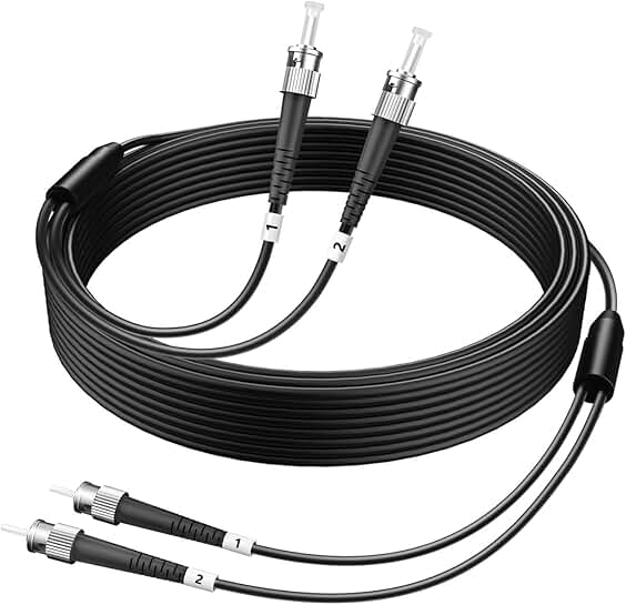50-meter single mode fiber patch cable with armored outdoor design