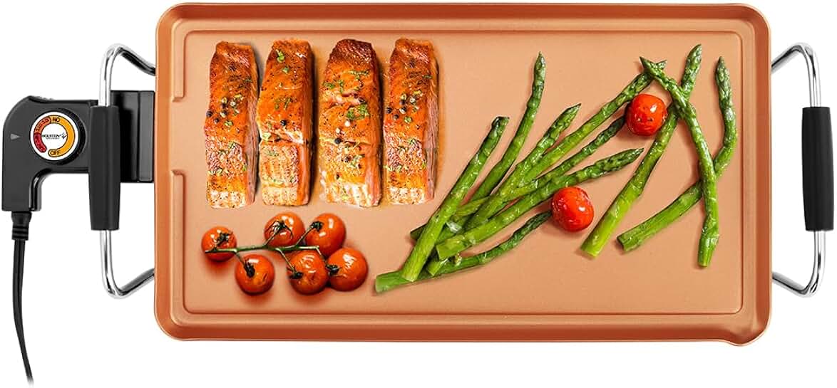16-Inch Electric Griddle with Non-Stick Coating