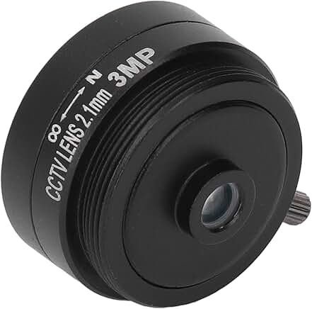 3MP CS Mount Aluminum CCTV Lens for 1/2.7in Cameras