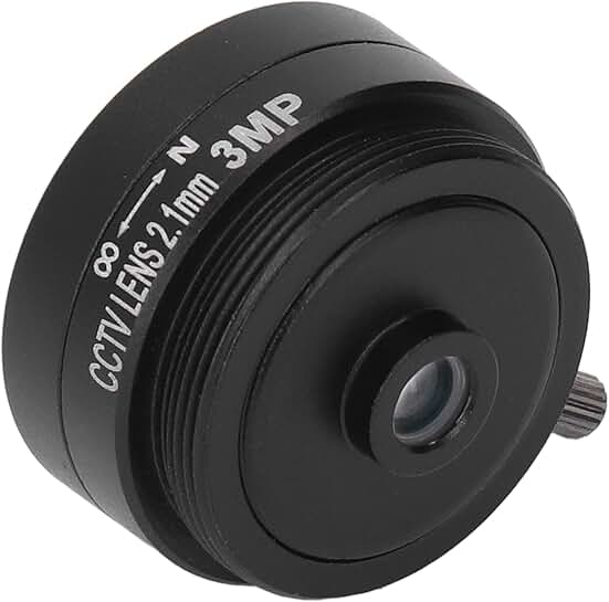 3MP CS Mount Aluminum CCTV Lens for 1/2.7in Cameras