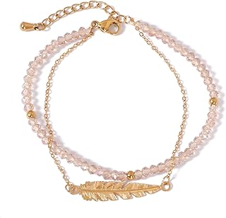 Natural Gemstone Bead Bracelet for Women