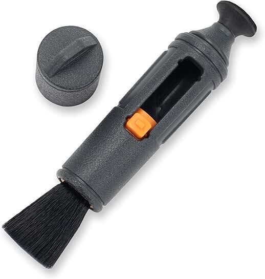 Reusable compact lens cleaner with nano cleaning formula