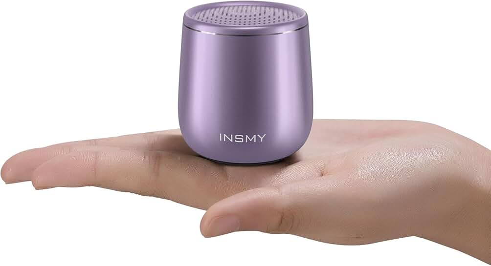 Waterproof Small Bluetooth Speaker with Rich Audio in Purple