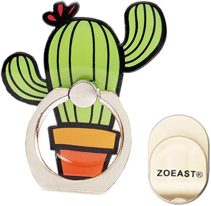 Hot Desert Plant Phone Ring Holder and Stand