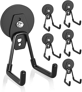 Heavy Duty Magnetic Hooks Pack for Garage and Home