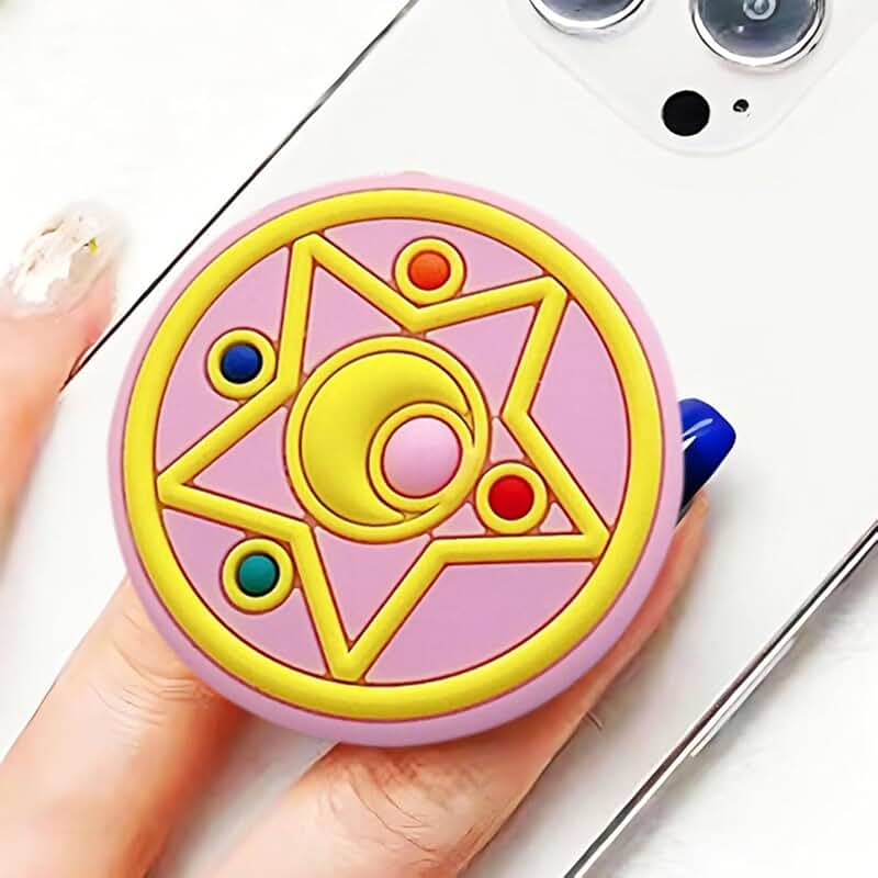Cute Moon and Star Phone Grip for Women