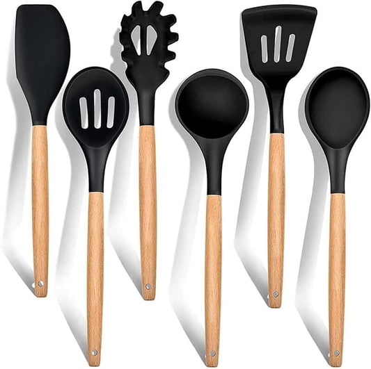 10-Piece Stainless Steel Cookware Set with Detachable Handle