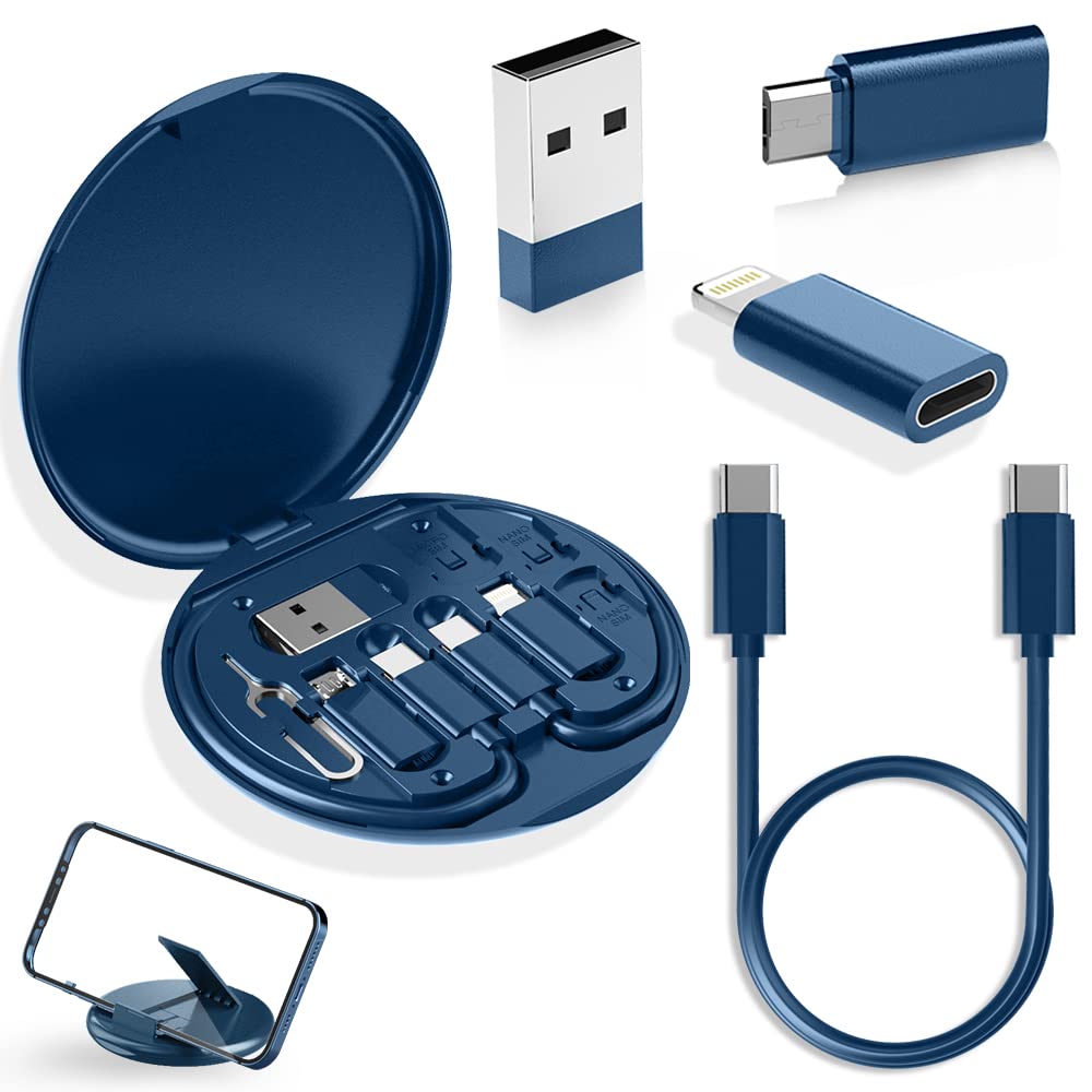 Multi Charging Cable with Storage and SIM Card Holder
