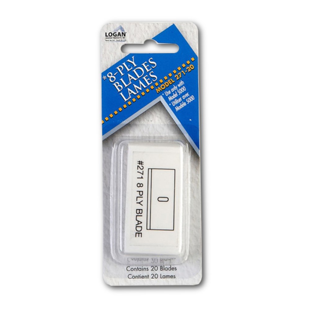 Silver 8-Ply Mat Cutter with 20 Replacement Blades