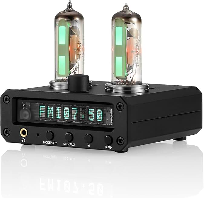 Stereo Headphone Amplifier with Sound Level Indicator and FM Radio