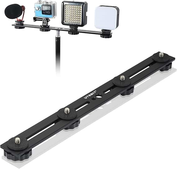 13-inch Dual Camera Flash Bracket Extension Bar