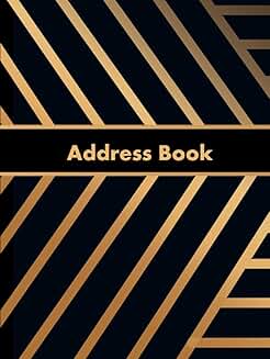 Large Print Address Book with Alphabetical Tabs