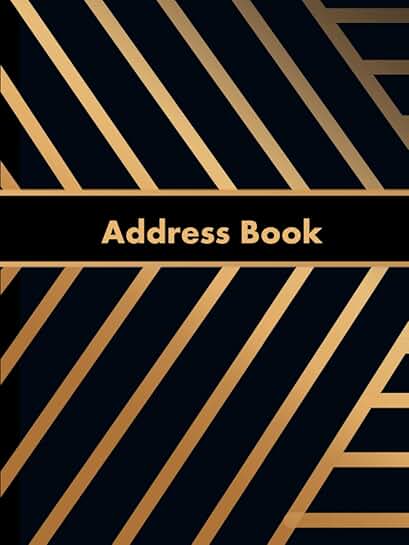 Large Print Address Book with Alphabetical Tabs