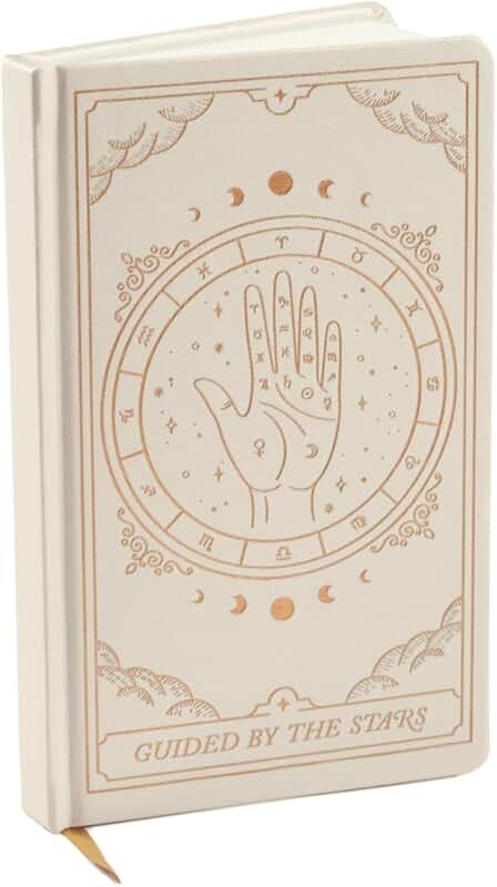 Bound Journal Notebook with 256 Lined Pages and Ribbon Marker