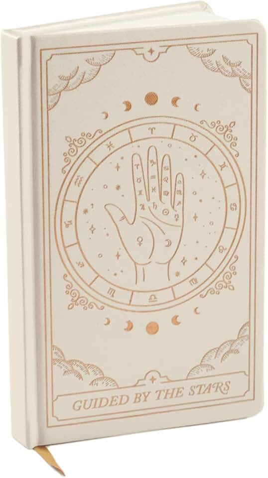 Bound Journal Notebook with 256 Lined Pages and Ribbon Marker