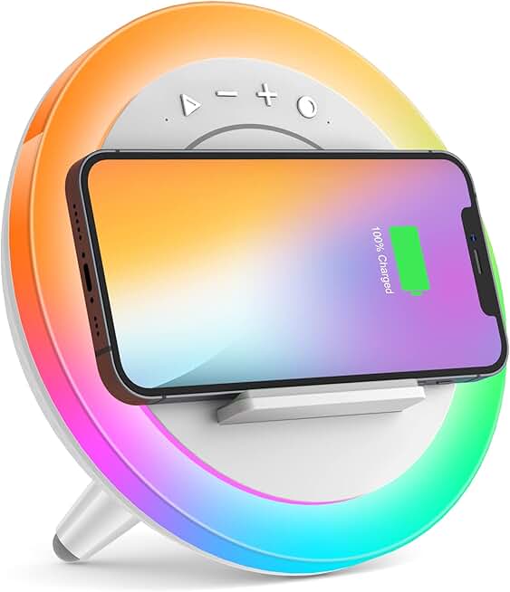 Wireless Bluetooth Night Light Speaker with Charging