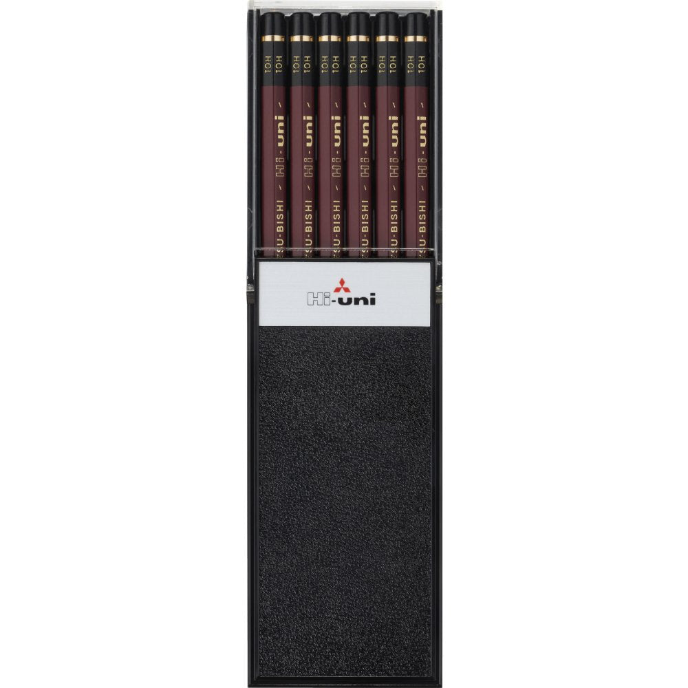Set of 12 10H Wooden Pencils