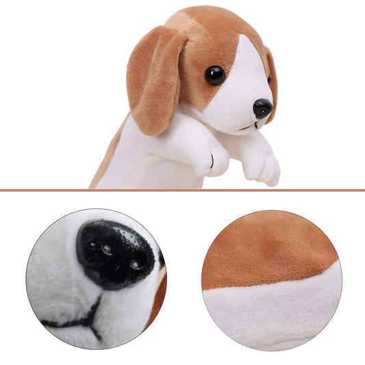 Cute Plush Cartoon Dog Pencil Case and Cosmetic Bag