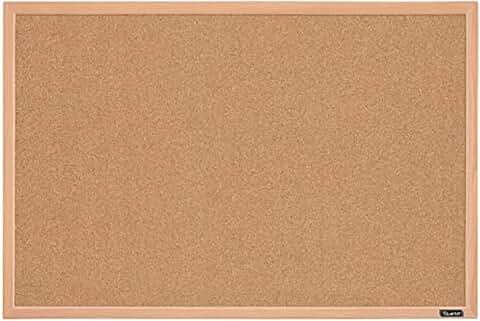 23x35 Inch Framed Cork Bulletin Board