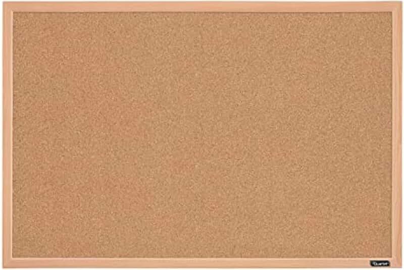 23x35 Inch Framed Cork Bulletin Board