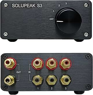 3 in 1 RCA Audio Switch Box